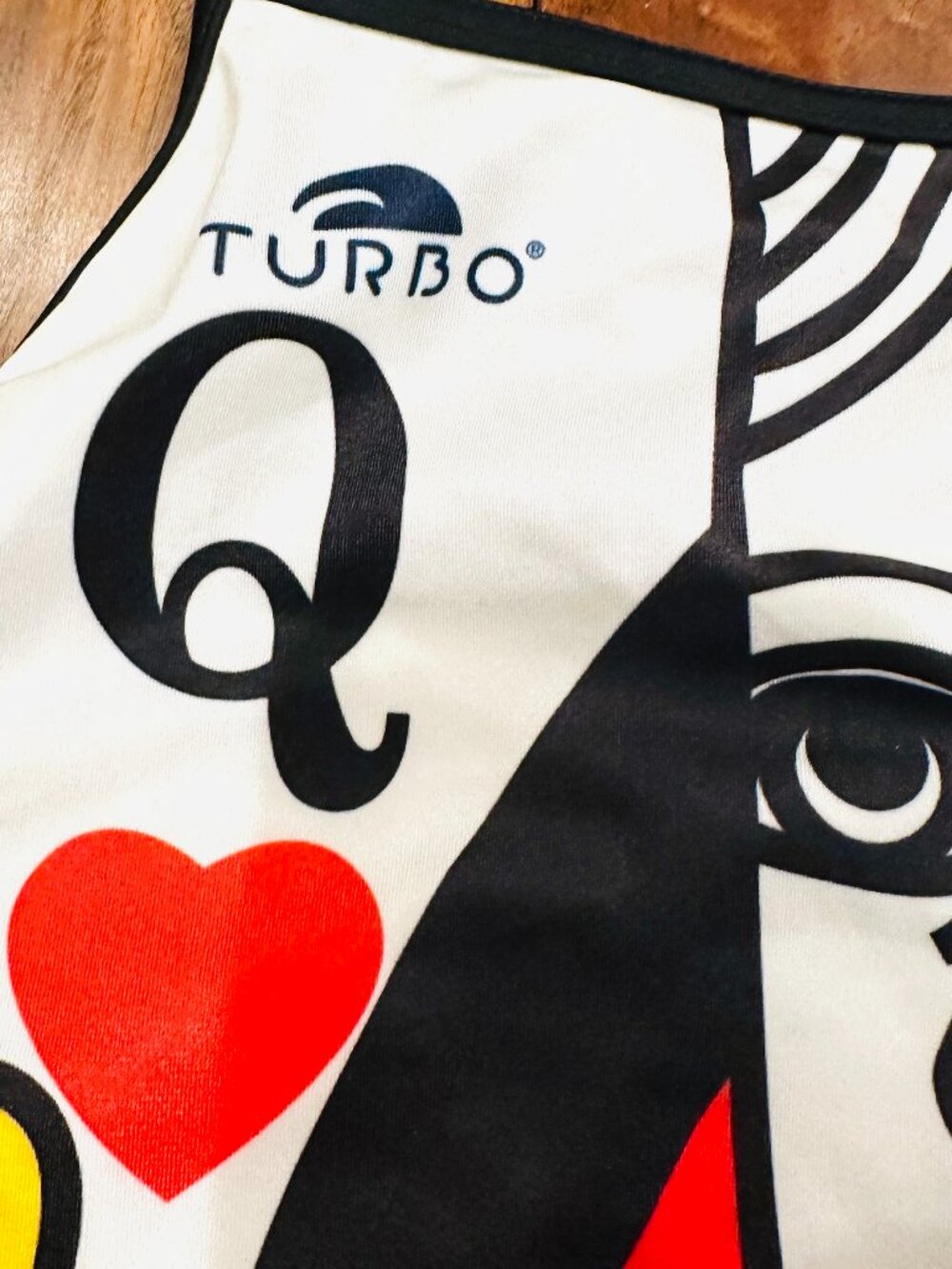 NWOT TURBO QUEEN OF HEARTS SWIMSUIT SMALL - Picture 4 of 6